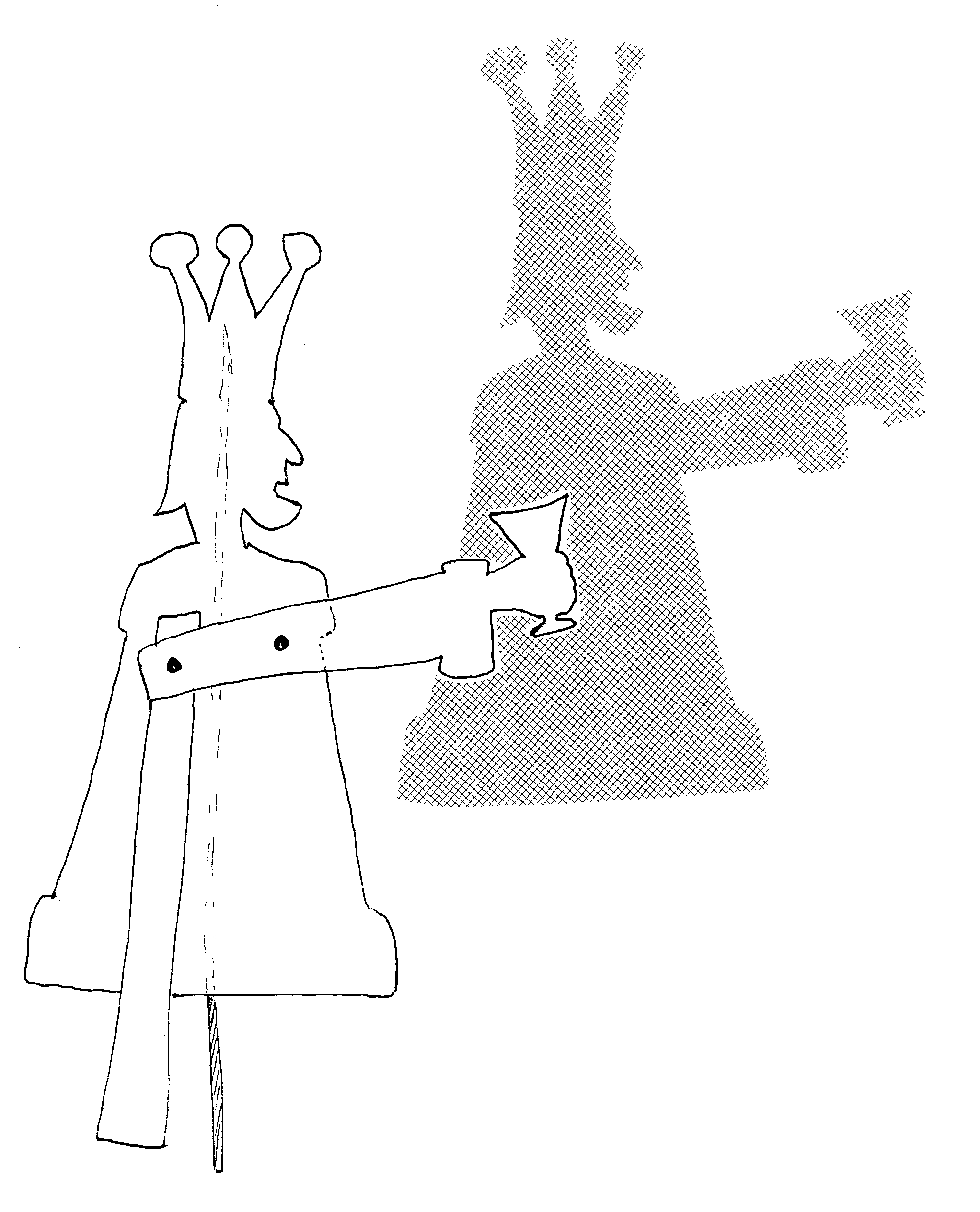 Afbeelding van schim van een koning